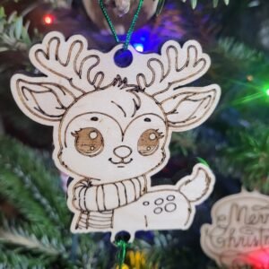 Adorable Cute Reindeer Ornament – Festive Holiday Decor