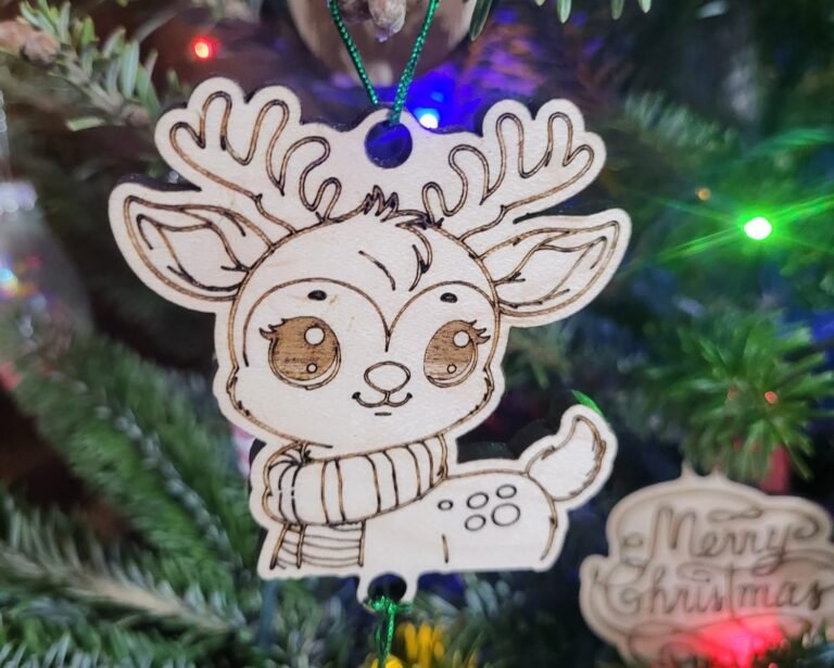 Adorable Cute Reindeer Ornament – Festive Holiday Decor