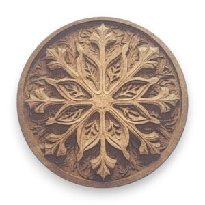 Winter 8-Sided Snowflake Wood Ornament - Vintage Icons