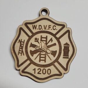 Washington District Volunteer Fire Corp Ornament Badge Ornament